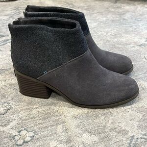 Toms Grey Ankle Boots